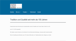 Desktop Screenshot of enzian-seifen.de